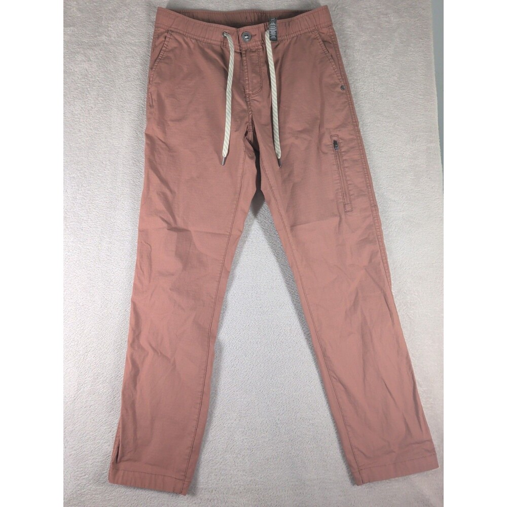 Vuori Women's Ripstop Pants  Size Small Terracotta/Pink Organic Cotton
